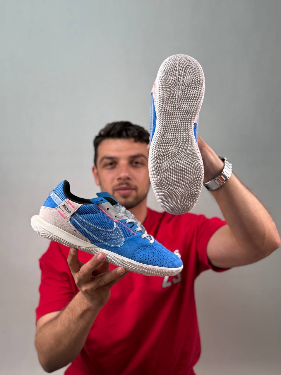 کفش سالنی و چمن مصنوعی نایکی استریت گتو |مدل Nike React Gato IC  | ساخت ویتنام | سایزبندی 40 تا 45