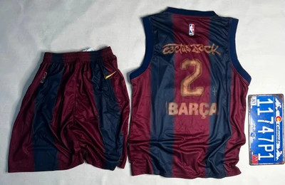 ست رکابی و شورت بسکتبال بارسلونا طرح Barça 2 | سایزبندی XL تا 5XL |